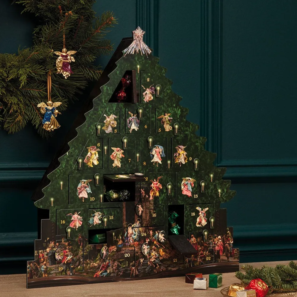 Angel Tree Wooden Advent Calendar*The Met Store New