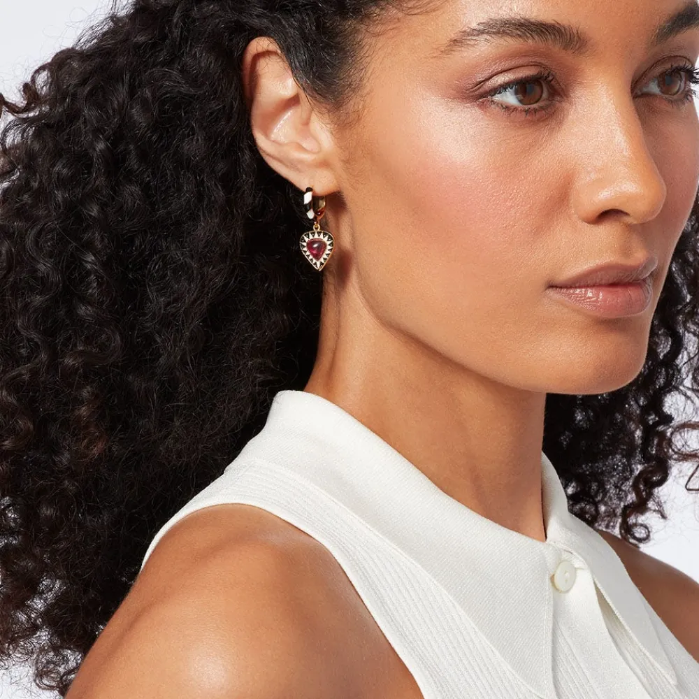 Atef Crown Huggie Charm Earrings*The Met Store Shop