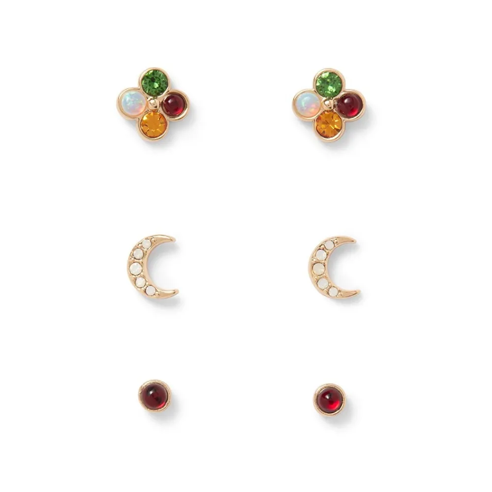 Celestial Symbols Stellar Stud Earrings Set*The Met Store Store