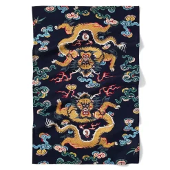 Chinese Dragon Rank Badge Tea Towel*The Met Store Online