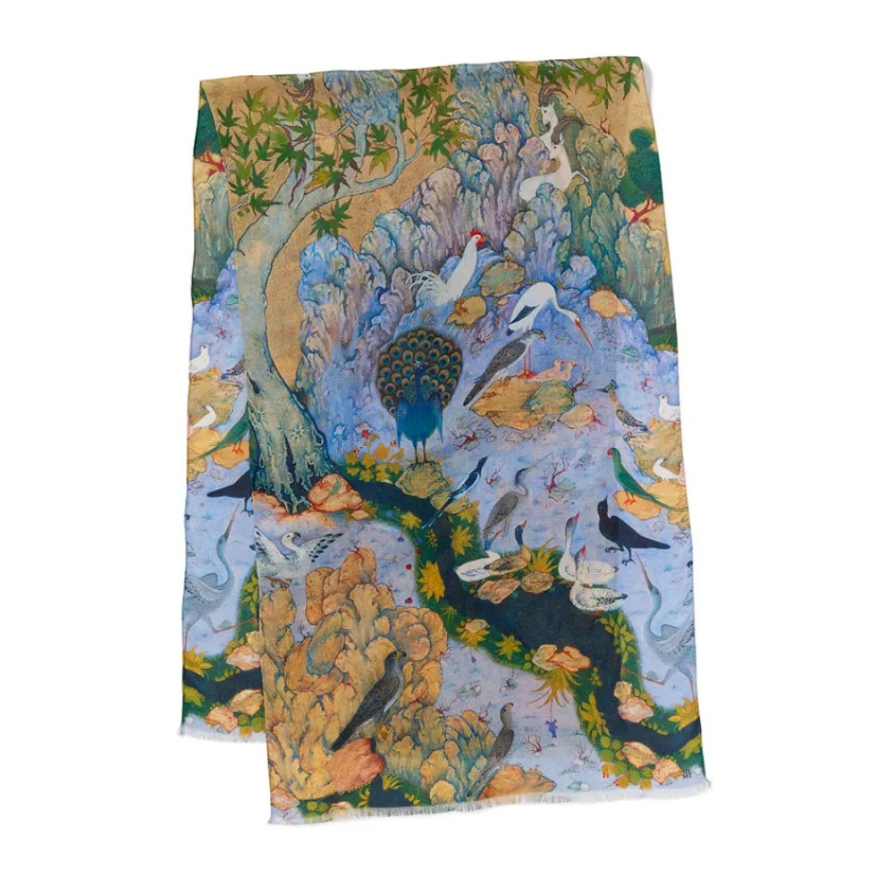 Concourse of the Birds Oblong Scarf*The Met Store Clearance