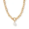 Cypriot Twist Pearl Chain Pendant Necklace*The Met Store Cheap