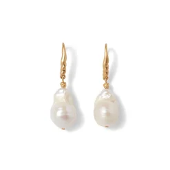 Cypriot Twist Pearl Drop Earrings*The Met Store Shop
