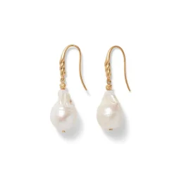 Cypriot Twist Pearl Drop Earrings*The Met Store Shop