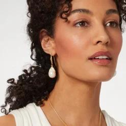 Cypriot Twist Pearl Drop Earrings*The Met Store Shop