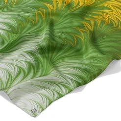 Daisy Garden Marbled Paper Oblong Silk Scarf*The Met Store Clearance