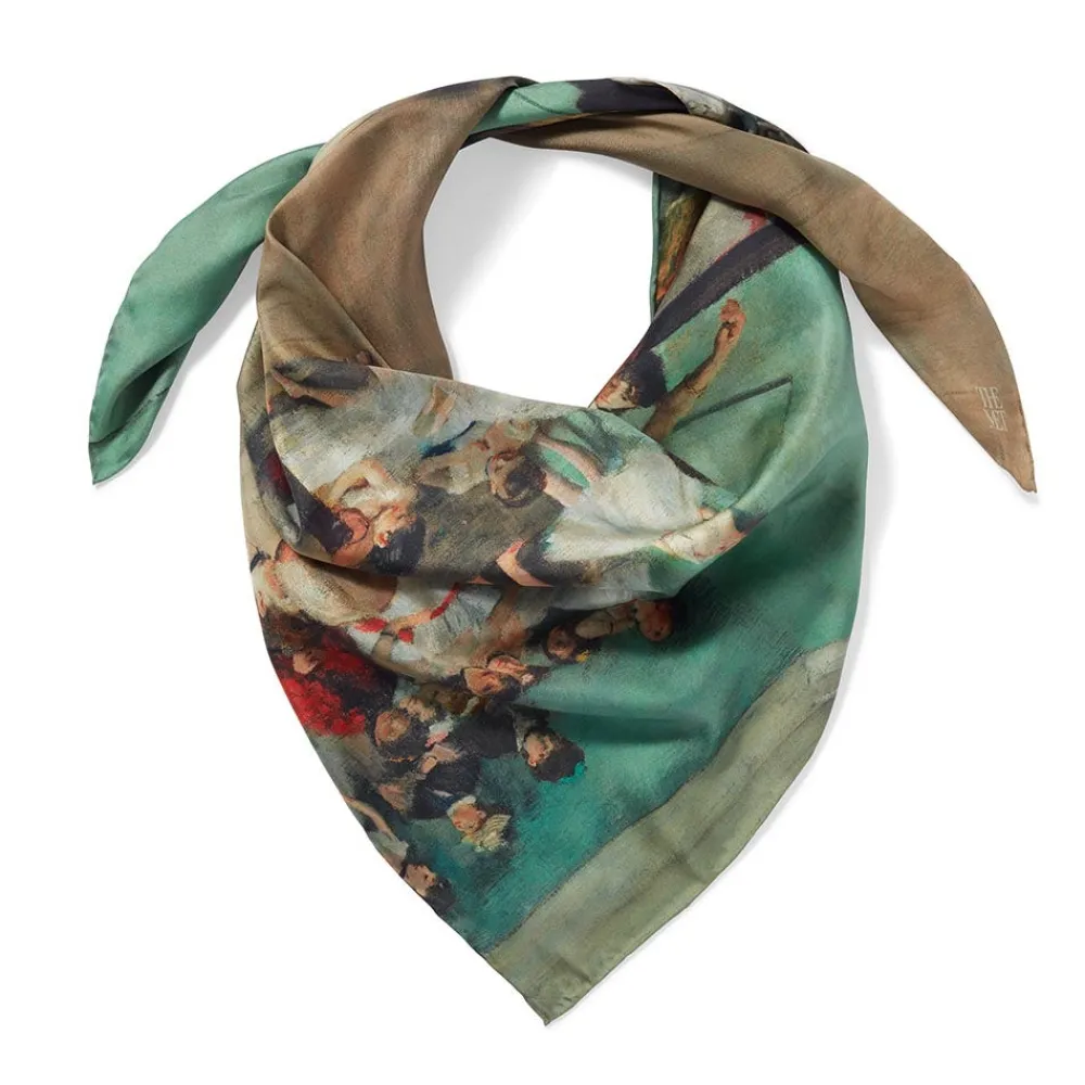 Degas Impressions Double-Sided Square Silk Scarf*The Met Store Discount