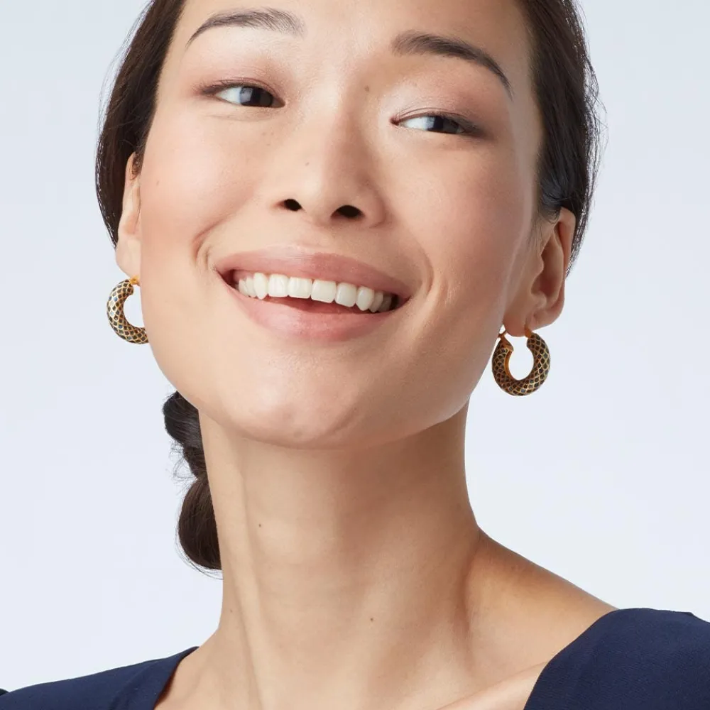 Egyptian Feather Hoop Earrings*The Met Store Clearance