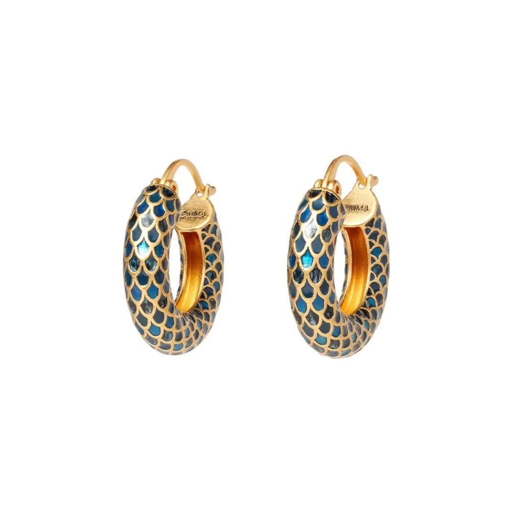 Egyptian Feather Hoop Earrings*The Met Store Clearance