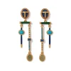 Egyptian Heart Scarab Chandelier Earrings*The Met Store Store