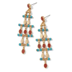 Egyptian Nefer Amulet Chandelier Earrings*The Met Store Cheap