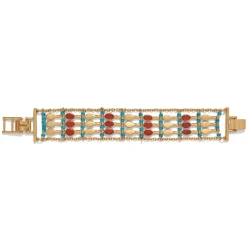 Egyptian Nefer Amulet Ladder Bracelet*The Met Store Clearance