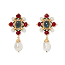 Ellen Jeweled Earrings*The Met Store Best