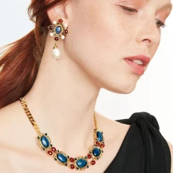 Ellen Jeweled Earrings*The Met Store Best