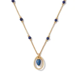 Etruscan Lapis Pendant Necklace*The Met Store Cheap