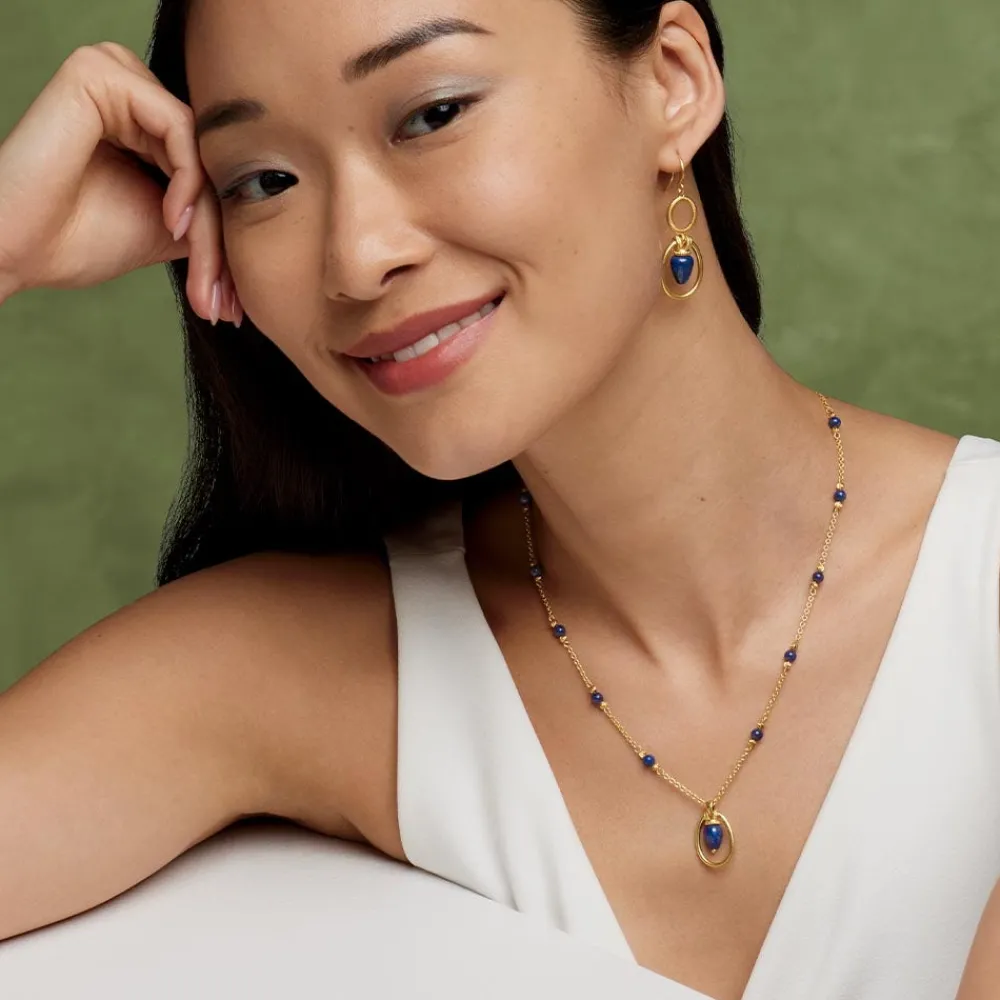 Etruscan Lapis Pendant Necklace*The Met Store Cheap