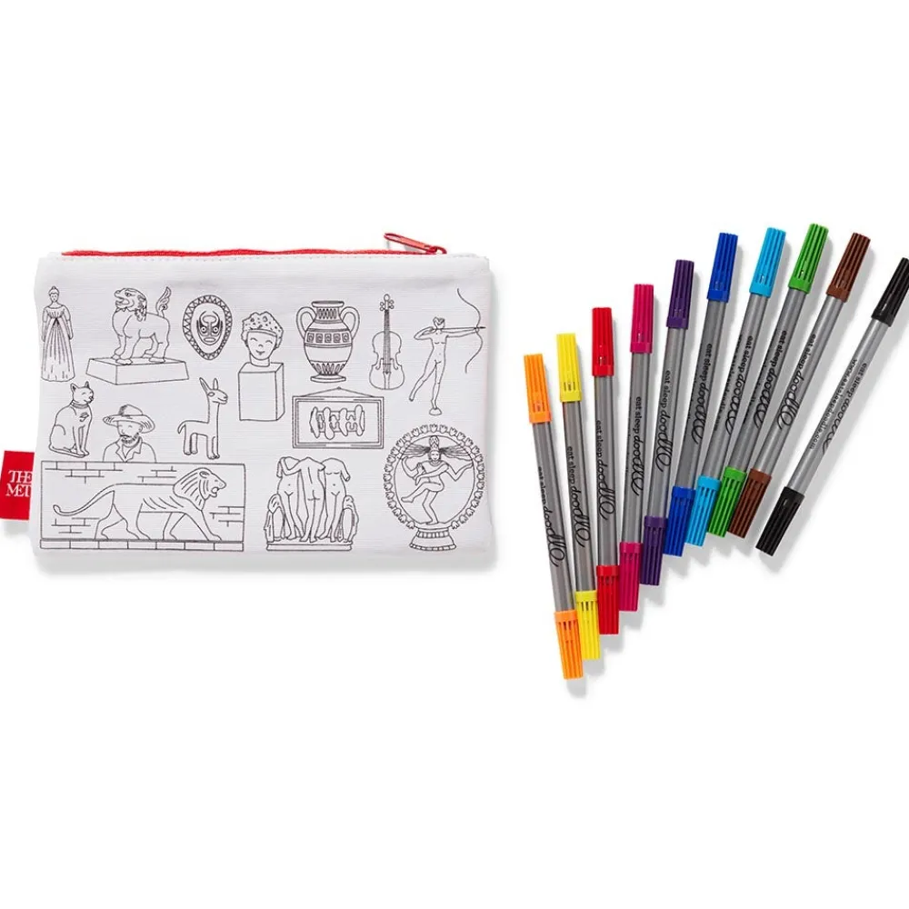Favorite Galleries of The Met Color & Learn Washable Kids' Pencil Case*The Met Store Store