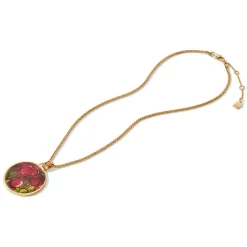 Favrile Tulip Enamel Pendant Necklace*The Met Store Sale