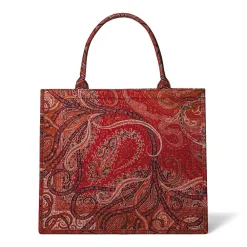 Four Seasons Paisley Oversize Structured Tote*The Met Store Discount