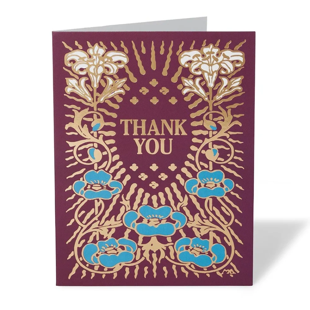Gilded Book Covers Thank-You Cards*The Met Store Outlet