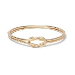 Herakles Knot Hinged Bangle*The Met Store Best