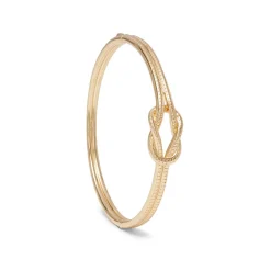 Herakles Knot Hinged Bangle*The Met Store Best