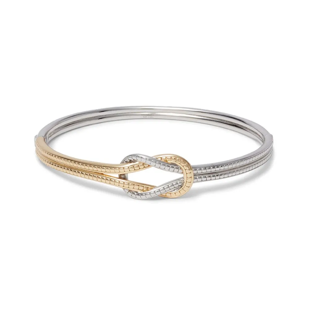 Herakles Knot Hinged Bangle*The Met Store Best