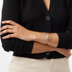 Herakles Knot Hinged Bangle*The Met Store Best