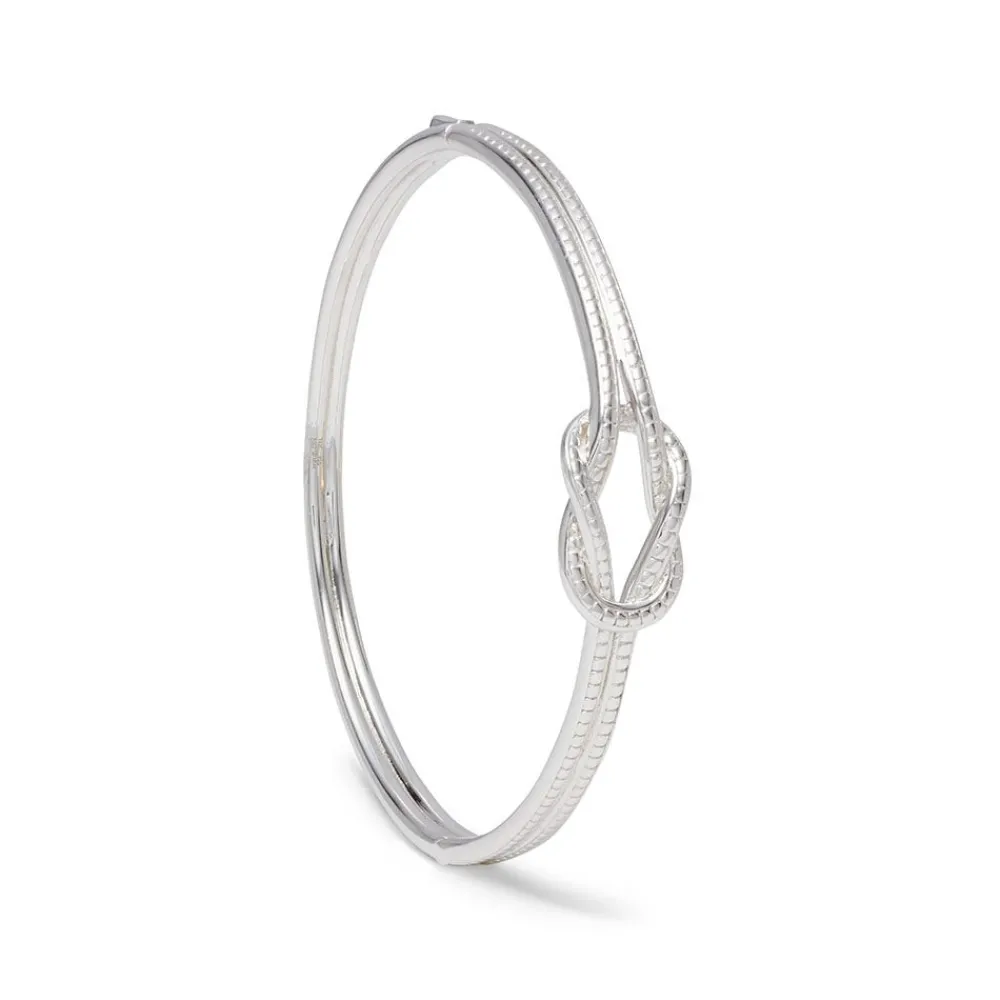 Herakles Knot Hinged Bangle*The Met Store Best