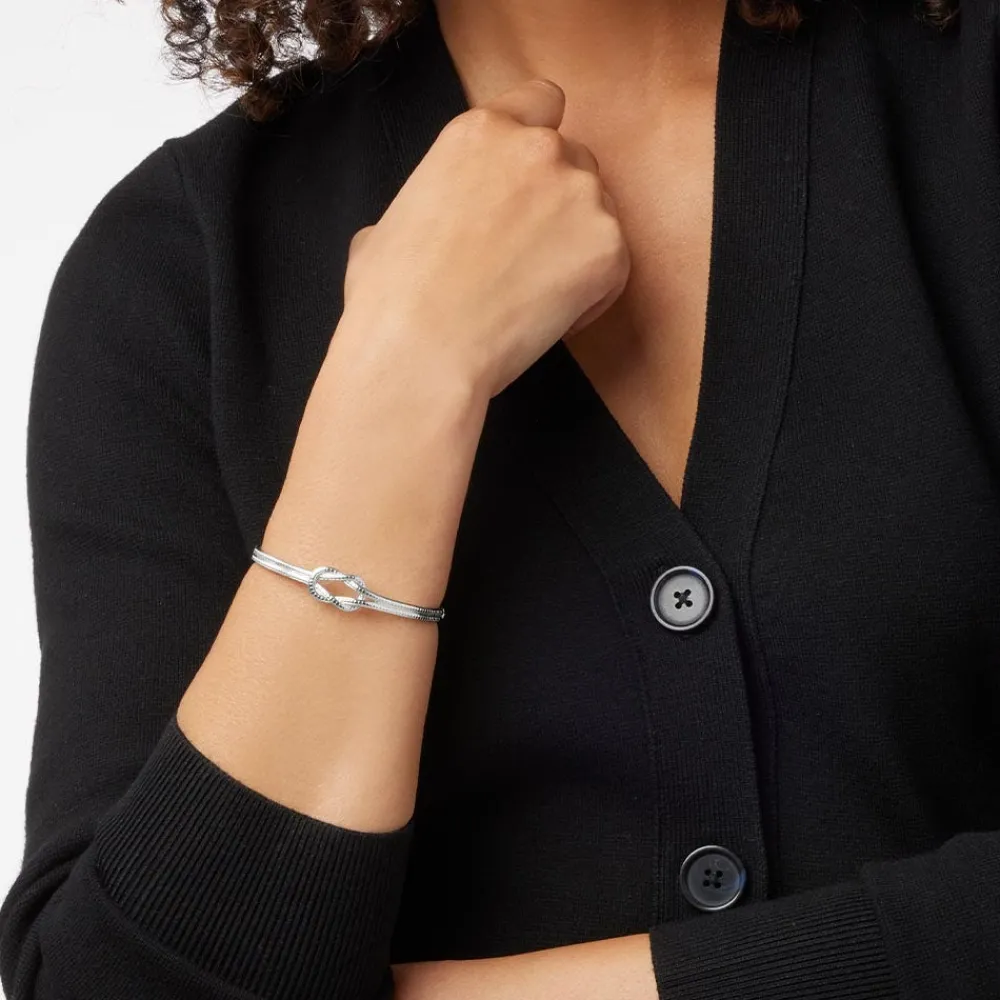 Herakles Knot Hinged Bangle*The Met Store Best