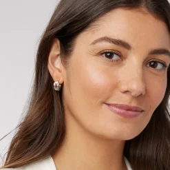 Herakles Knot Hoop Earrings*The Met Store Cheap