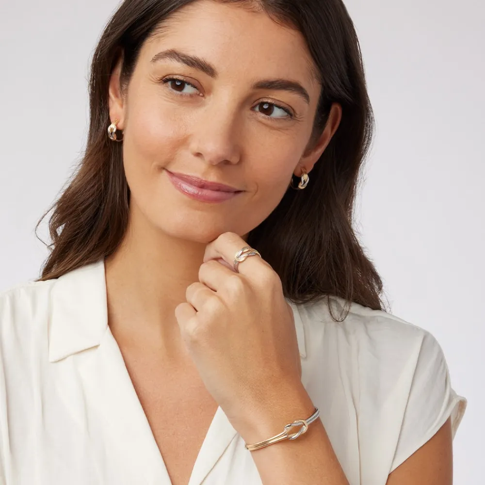 Herakles Knot Hoop Earrings*The Met Store Cheap