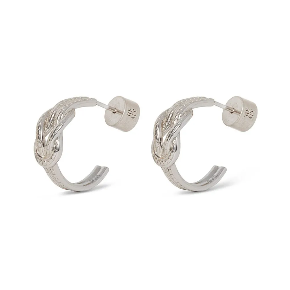 Herakles Knot Hoop Earrings*The Met Store Cheap