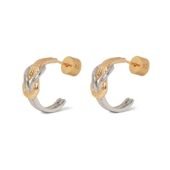 Herakles Knot Hoop Earrings*The Met Store Cheap