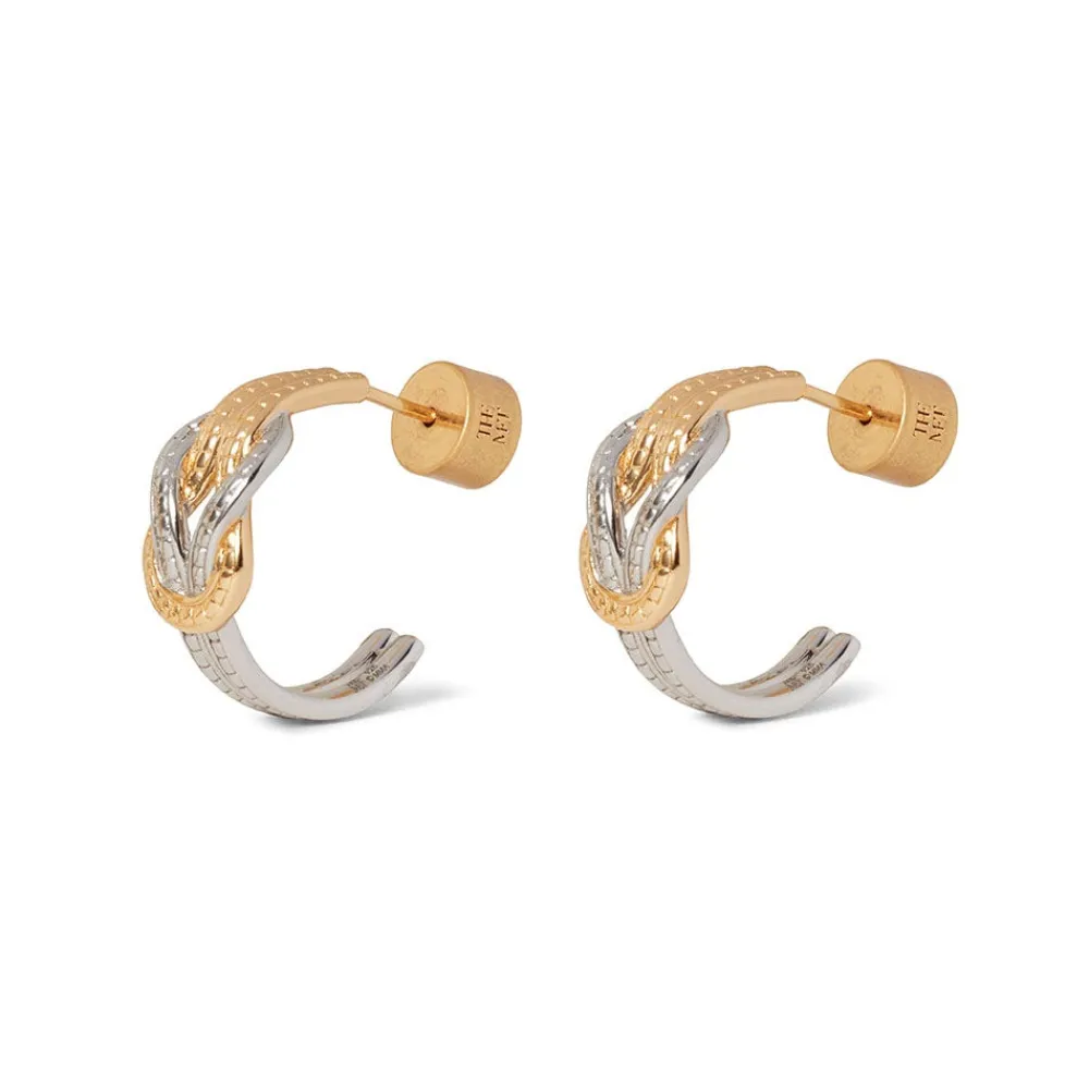 Herakles Knot Hoop Earrings*The Met Store Cheap