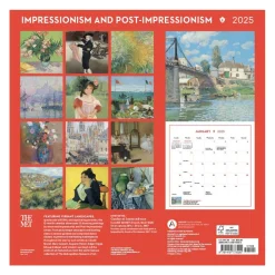Impressionism and Post-Impressionism Wall Calendar 2025*The Met Store Clearance