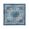 Iranian Vase Carpet Blue Cotton-and-Silk Pocket Square*The Met Store Best Sale