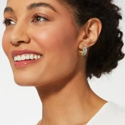 Iznik Cintamani Enamel Hoop Earrings*The Met Store Best Sale