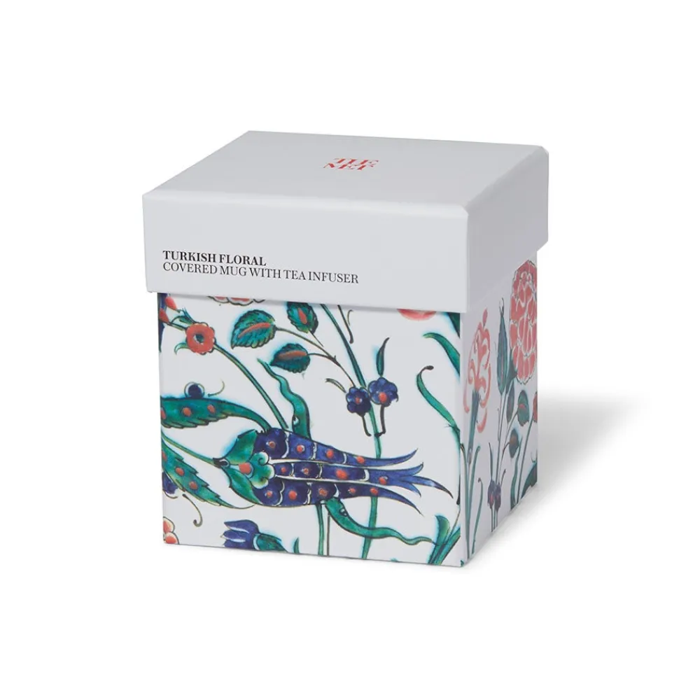 Iznik Garden Covered Mug with Tea Infuser*The Met Store Online
