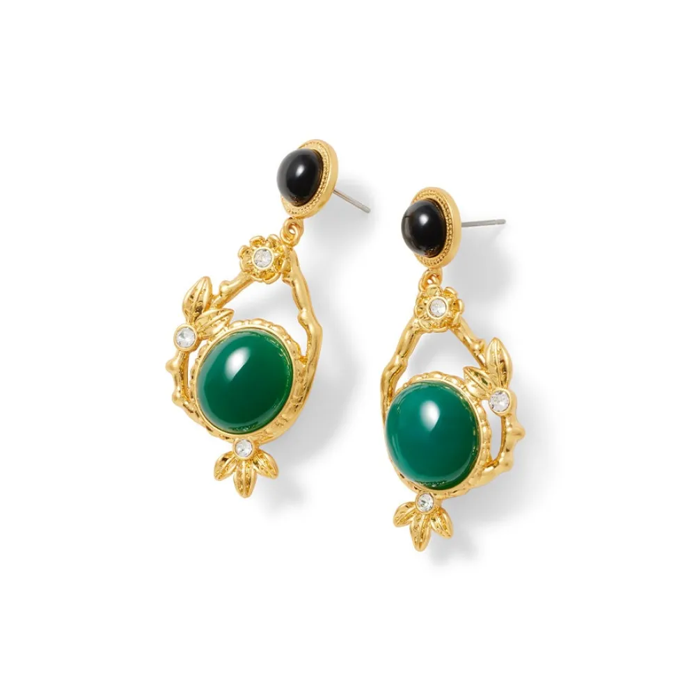 Japanese Imari Collar Necklace and Linear Drop Earrings Set*The Met Store Clearance