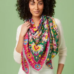 Kashan Carpet Square Scarf*The Met Store Discount