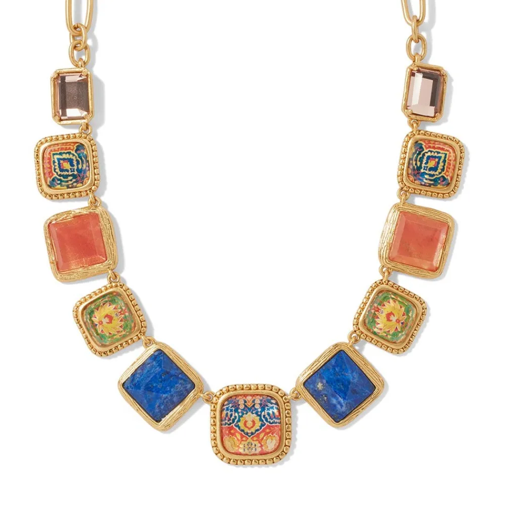 Kashan Carpet Statement Collar Necklace*The Met Store Online