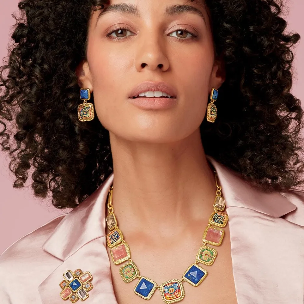 Kashan Carpet Statement Collar Necklace*The Met Store Online