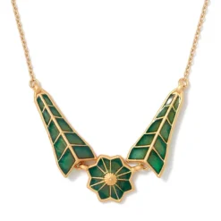 Lotus Pagoda Plique-à-Jour Pendant Necklace*The Met Store Online
