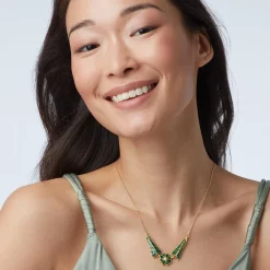 Lotus Pagoda Plique-à-Jour Pendant Necklace*The Met Store Online