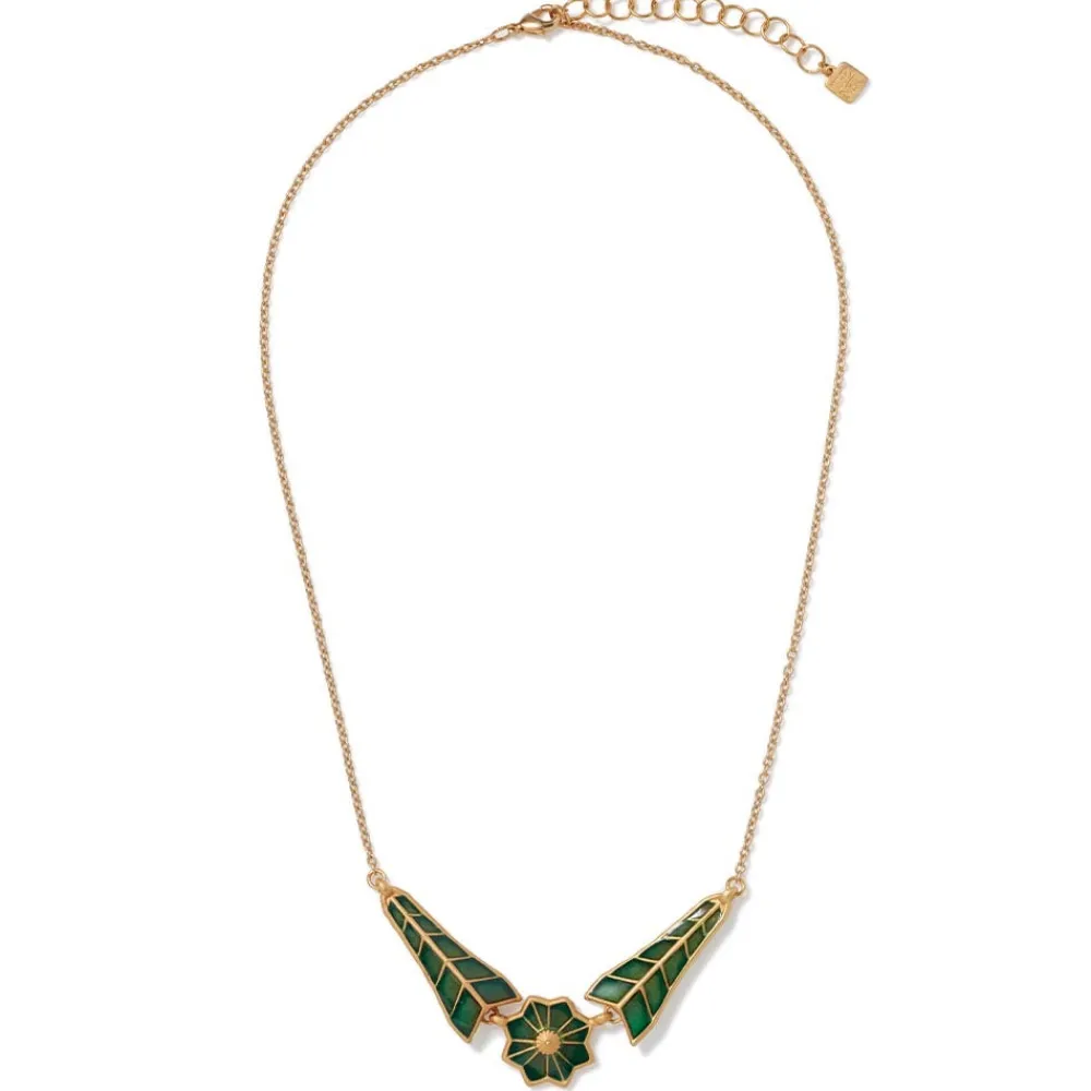 Lotus Pagoda Plique-à-Jour Pendant Necklace*The Met Store Online