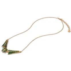 Lotus Pagoda Plique-à-Jour Pendant Necklace*The Met Store Online