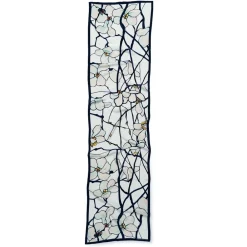 Louis C. Tiffany White Magnolia Oblong Silk Scarf*The Met Store Best Sale