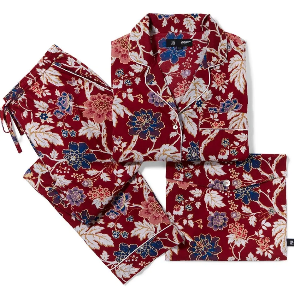 Lyon Floral Cotton Women's Pajamas*The Met Store Clearance