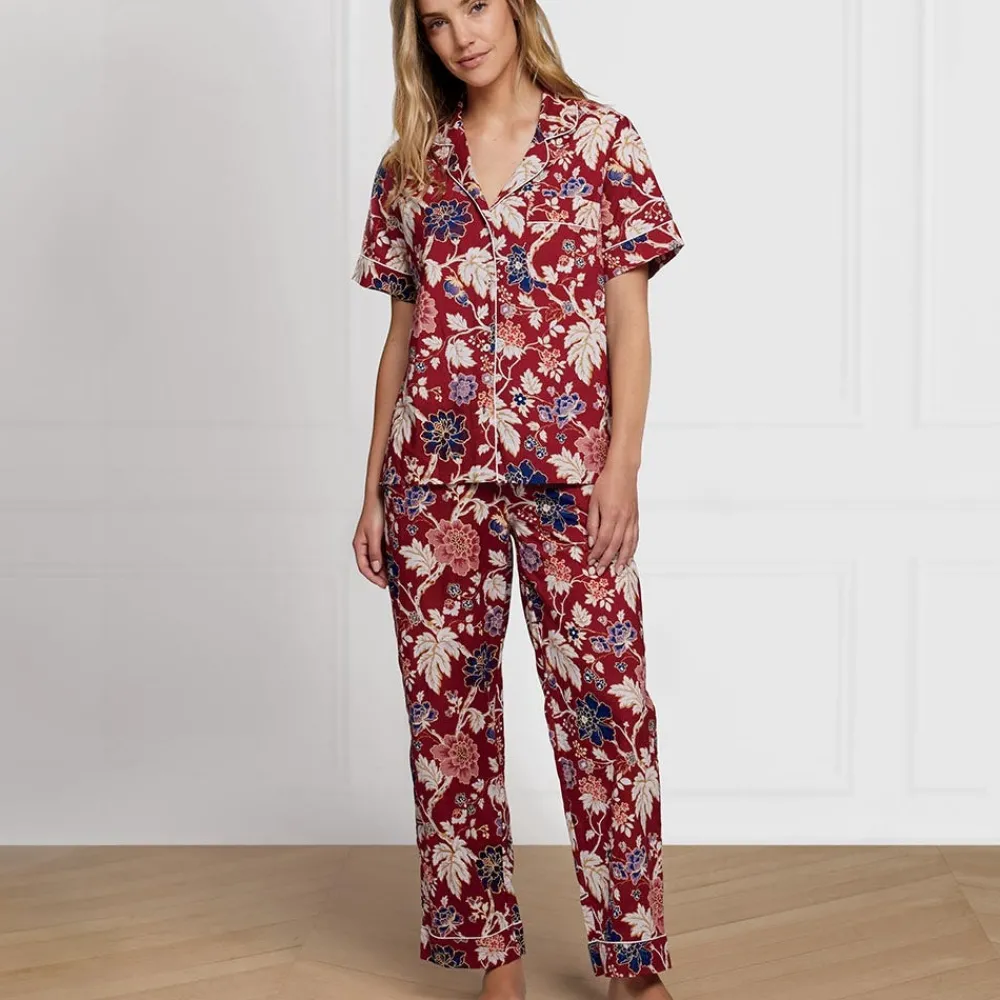 Lyon Floral Cotton Women's Pajamas*The Met Store Clearance